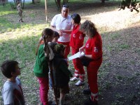 Attività Primo Soccorso con i lupetti degli scout CNGEI di Arenzano